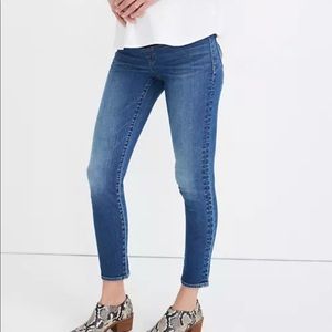 Madewell maternity over-the-belly skinny crops